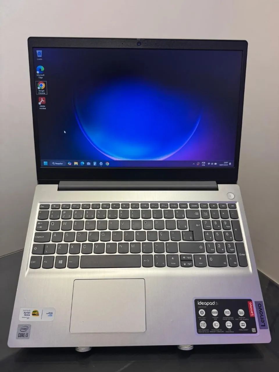 Lenovo Ideiapad 1 - i5-10°Geração - 12GB Ram - SSD 256GB Nvme - Rede 5G - Completo
