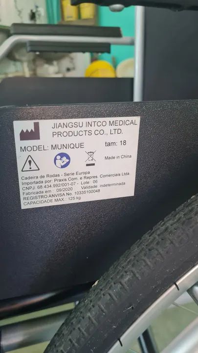 Cadeira de Rodas Dobrável em Alumínio Start M1 - Ottobock Cor Prateado - Foto 4