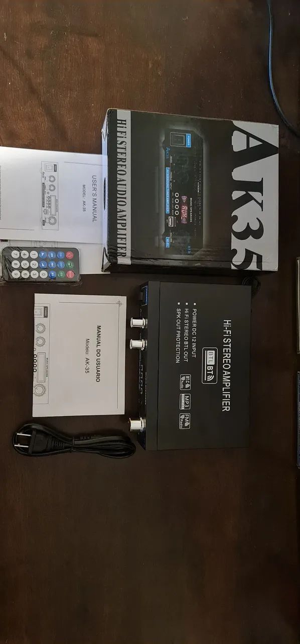 Amplificador AK35 NOVÍSSIMO!!! - Foto 3
