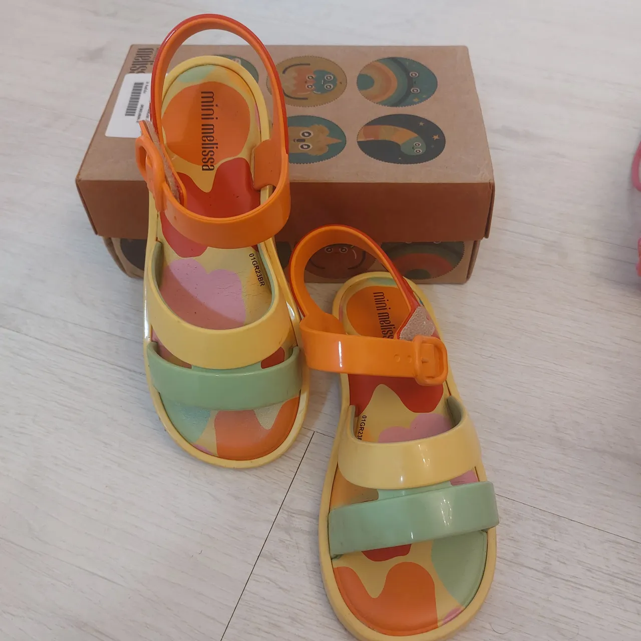 Sandália Infantil Mini Melissa Colorida
