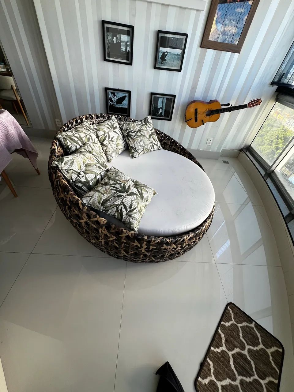 Vendo Chaise em Vime sintético  - Foto 3