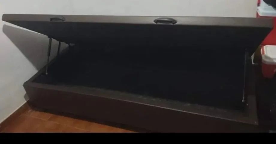 Cama Box com Baú Solteiro, Blindada nas laterais, cartão 12x! - Foto 3