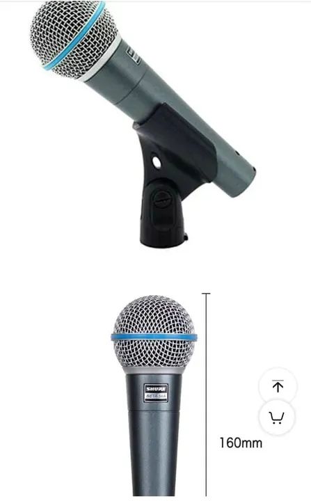 Microfone shure beta 58a dinâmico super cardioide original  - Foto 5