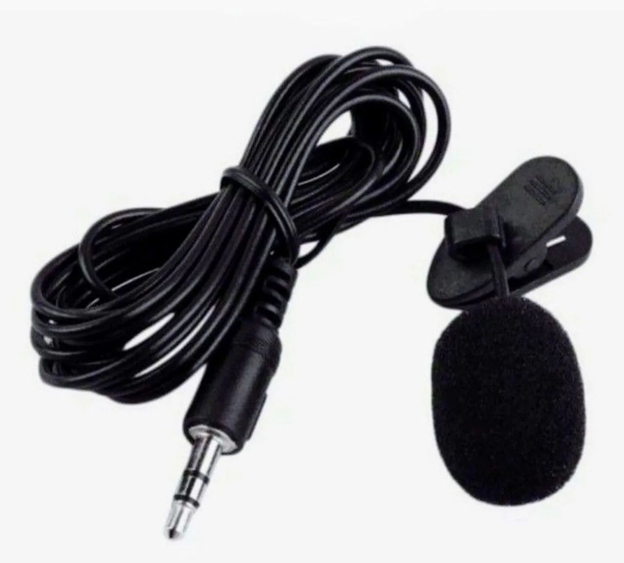 Microfone de lapela P2  com fio