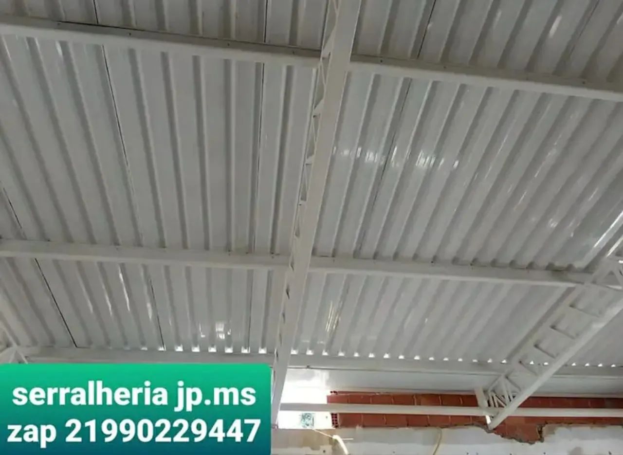 Telhado em chapa galvanizada - Foto 4