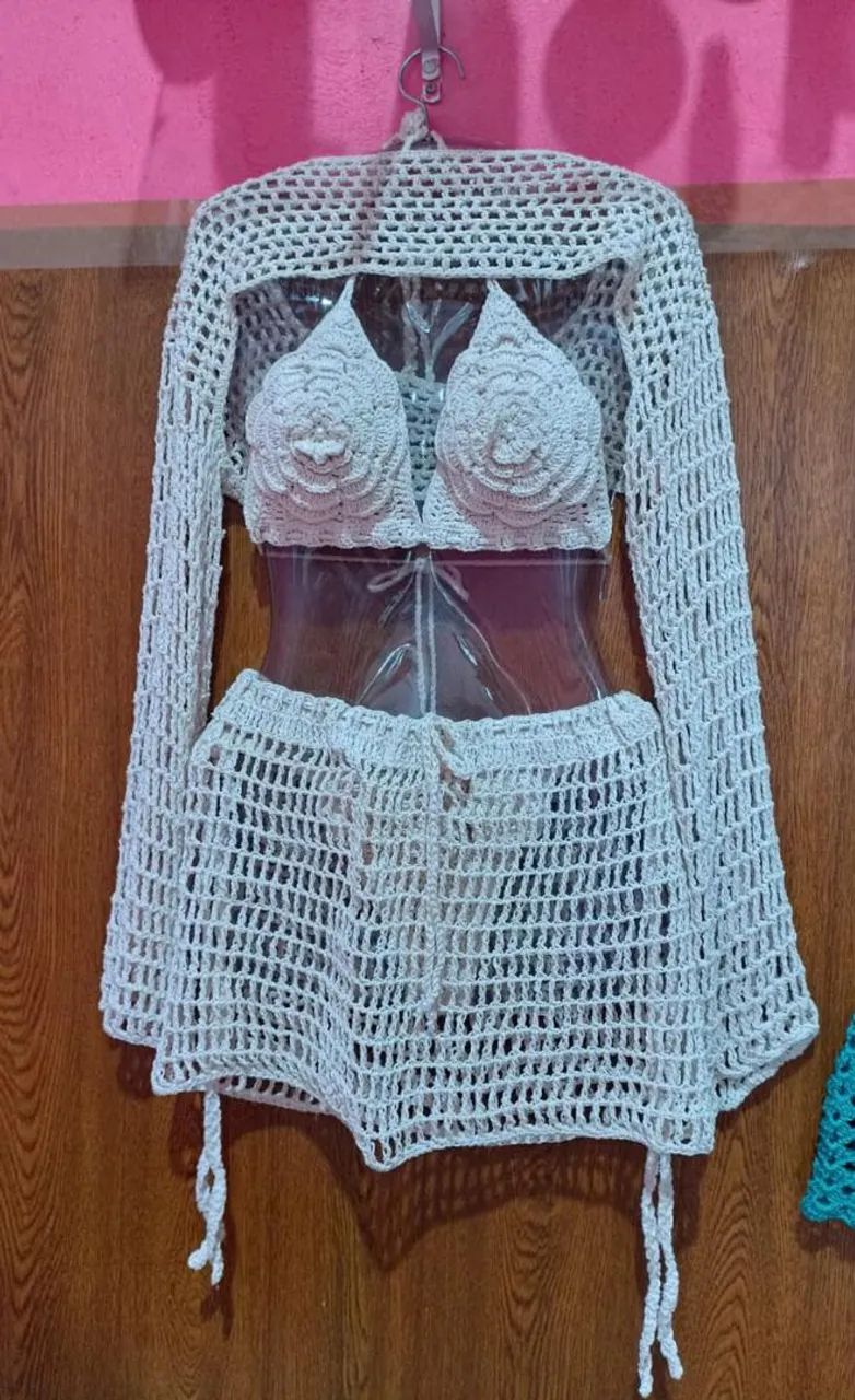 Roupas de crochê  - Foto 4