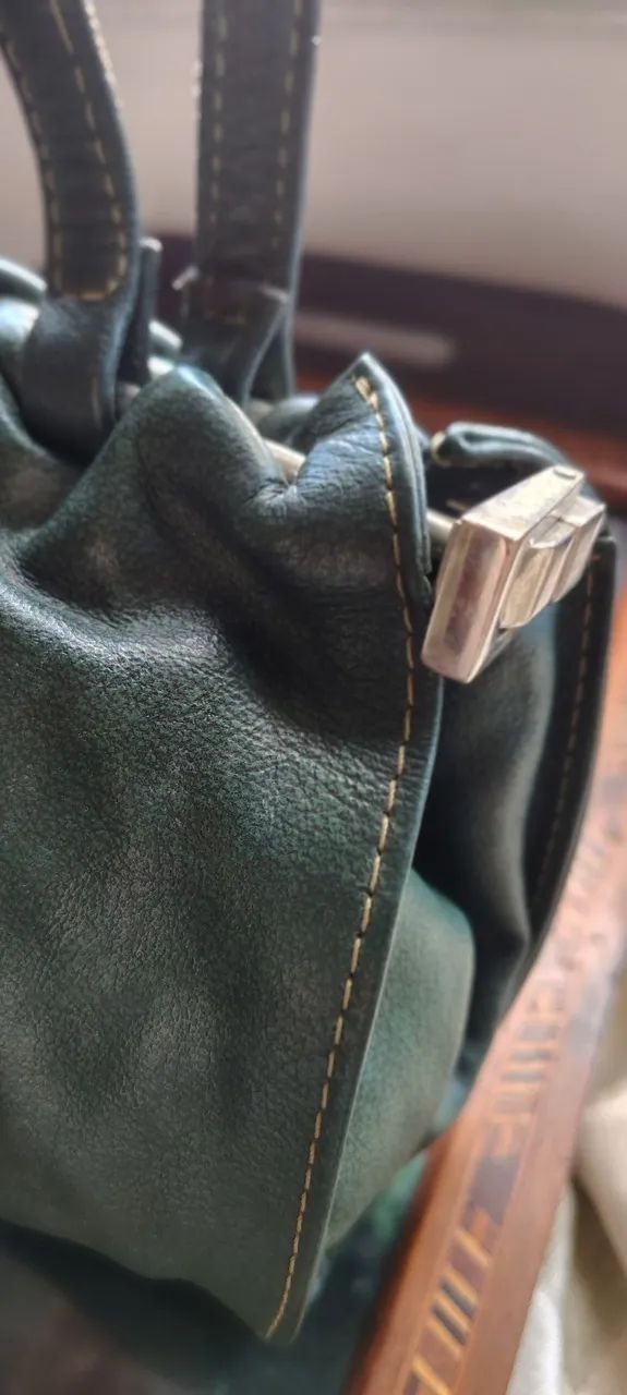 Bolsa Vintage de couro  - Foto 3
