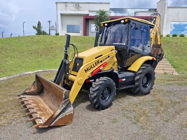 Retro Escavadeira Müller MR 406 ano 2024 com 430 horas garantia de fabrica