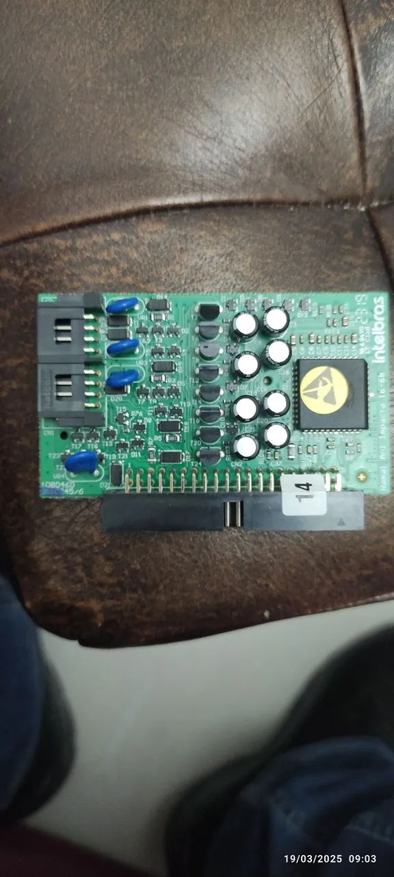 Placa Intelbras Impacta ramal analógico 