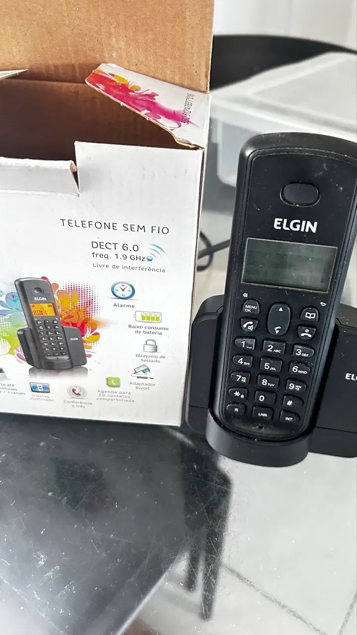 Telefone portátil com carregador elgin - Foto 4