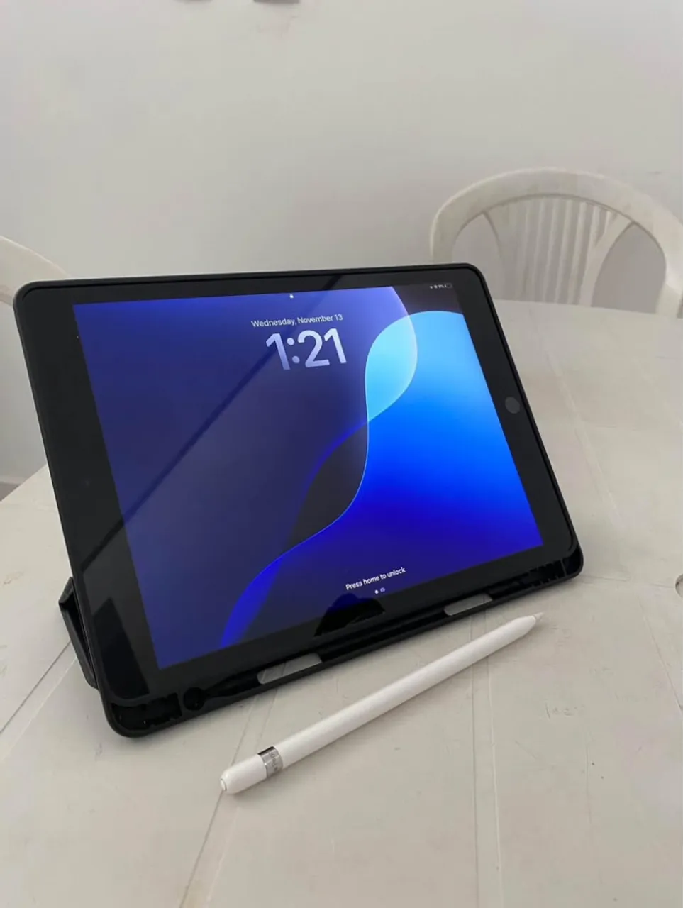 iPad com Apple Pencil - Perfeito para uso!