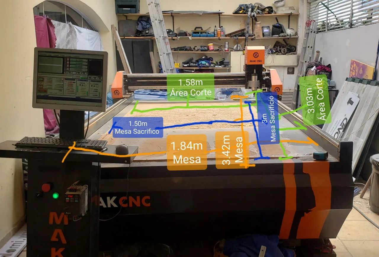 Router CNC Mak Corte ACM, Madeira, Acrilico  - Foto 2