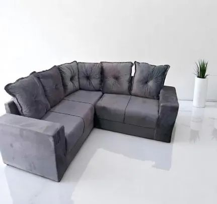 Sofá de canto Thais na cor cinza( trabalhamos com outras cores e modelos)