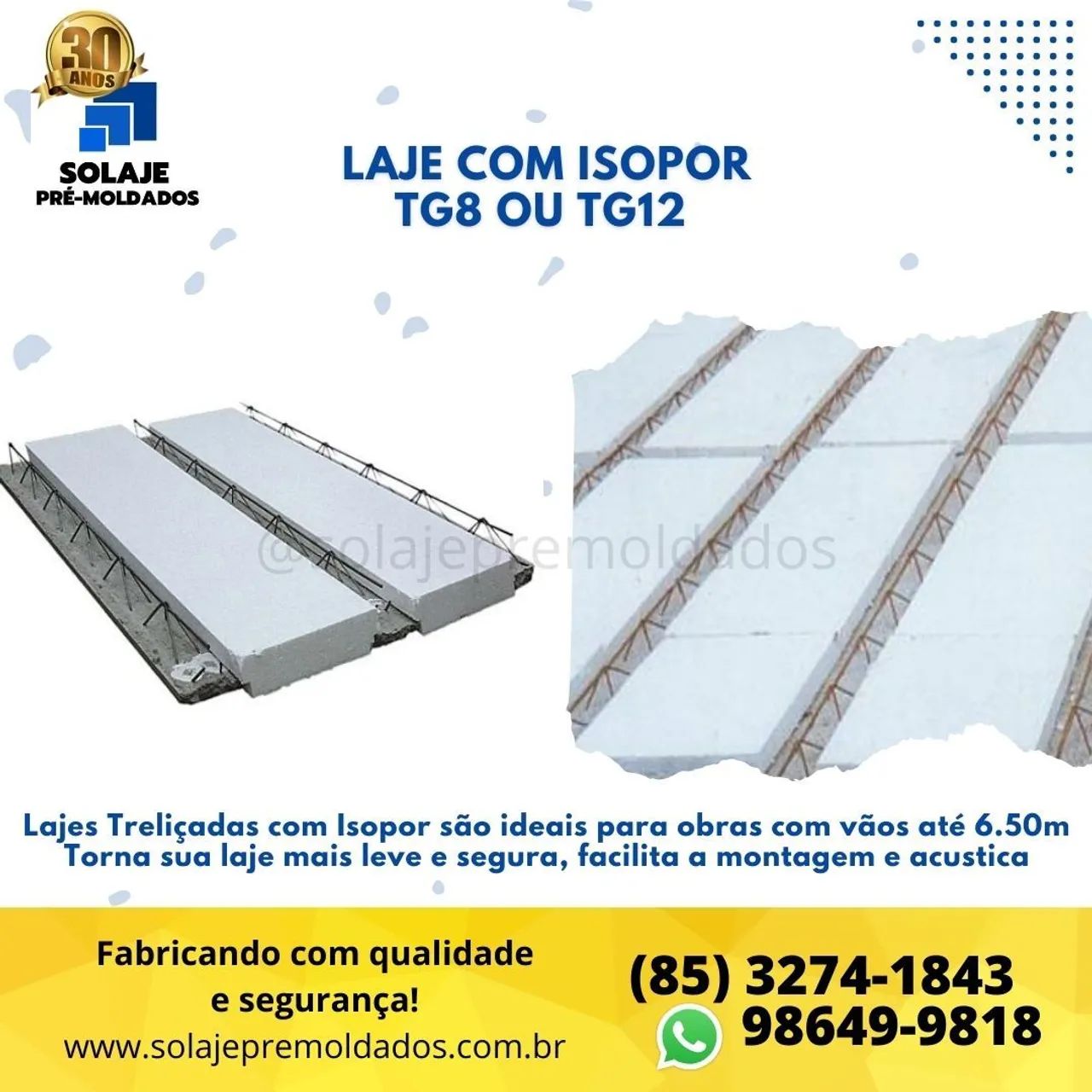 Laje Valterrana com tijolo ou isopor