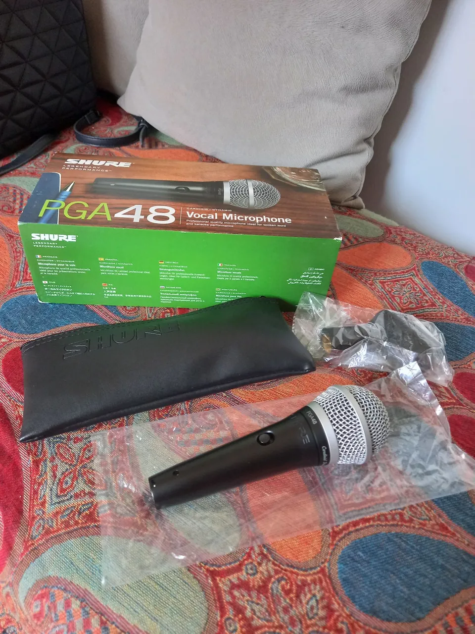 Microfone Shure PGA48 - Novo