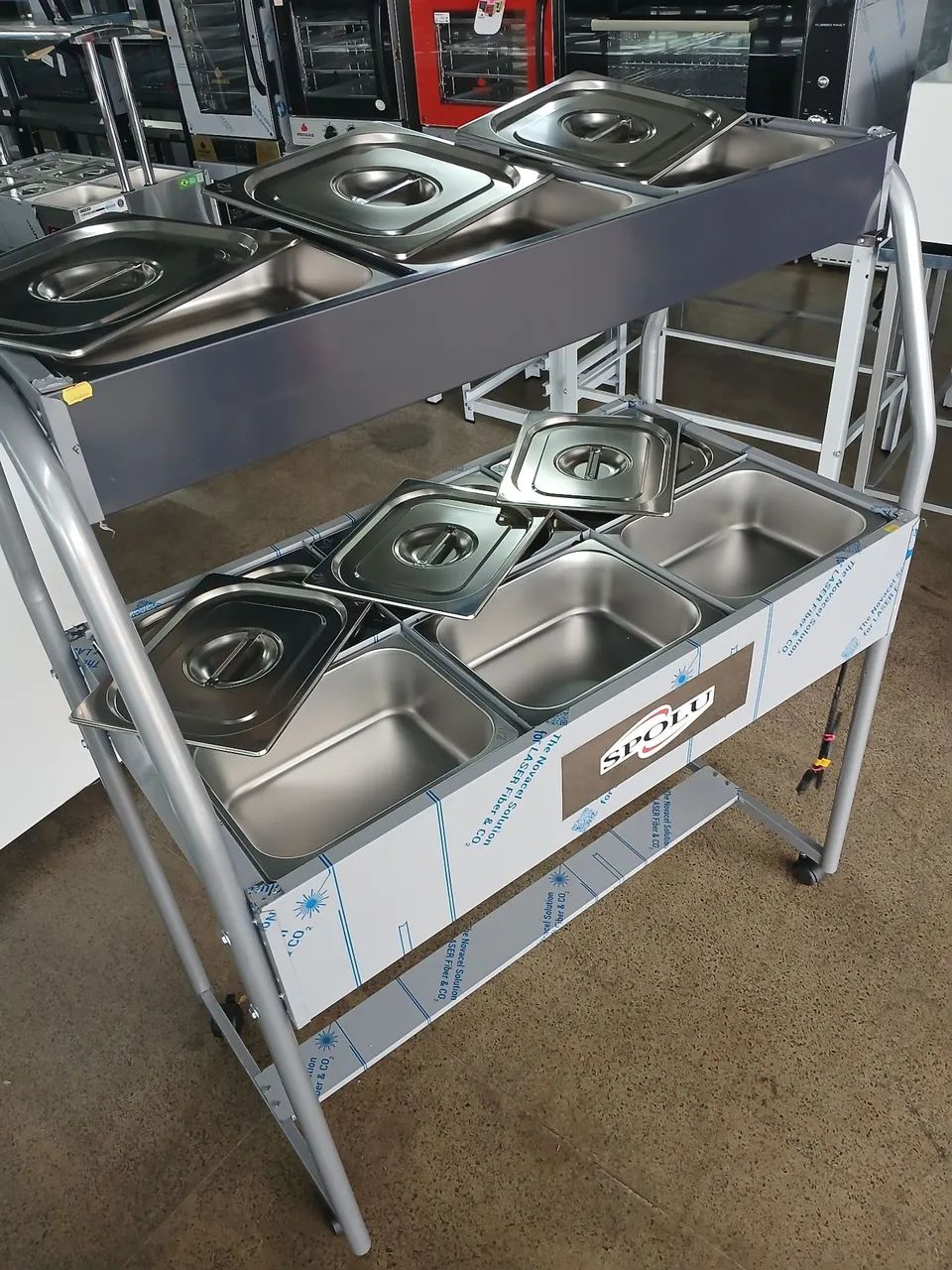 Buffet Combinado Spolu 6 Cubas Quentes 3 Cubas frias - Foto 3