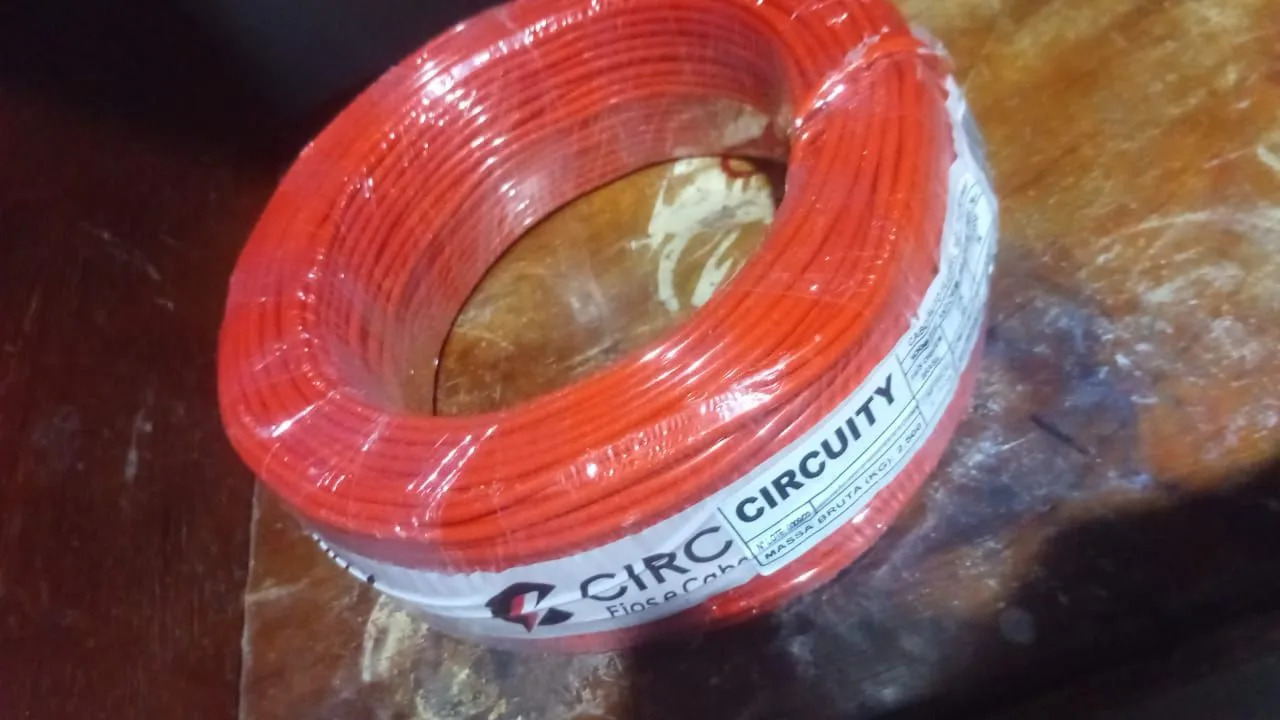 Fio Elétrico 2,5mm Vermelho - Circuito