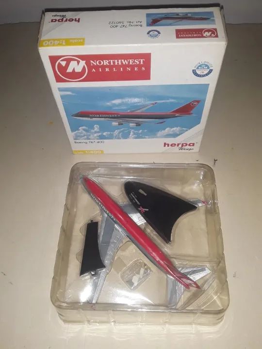 Miniatura avião boeing 747 - Foto 2