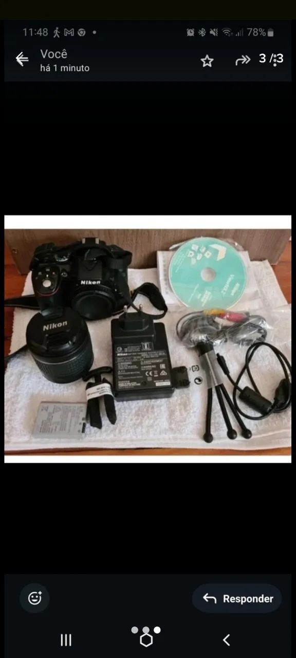 Câmera fotográfica nikon d5300  - Foto 2