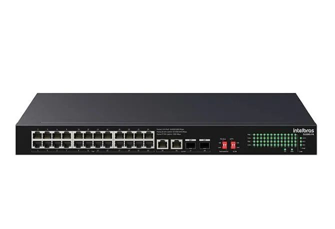 Switch Não Gerenciavel 28 portas Gigabit S1128G-PA Preto Intelbras