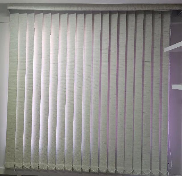 Persiana Vertical Tecido com Blackout - 1,40m Larg X 1,50m Alt 