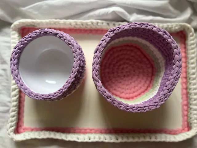 KIT Higiene Bebê em chochê - Foto 5