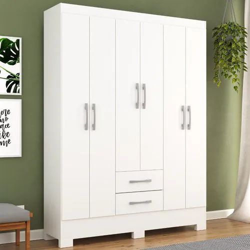 Promoção ? Guarda-Roupa 6 Portas Branco