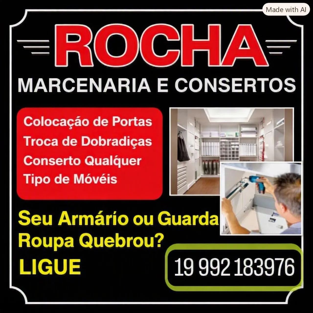 Rocha marcenaria e consertos 