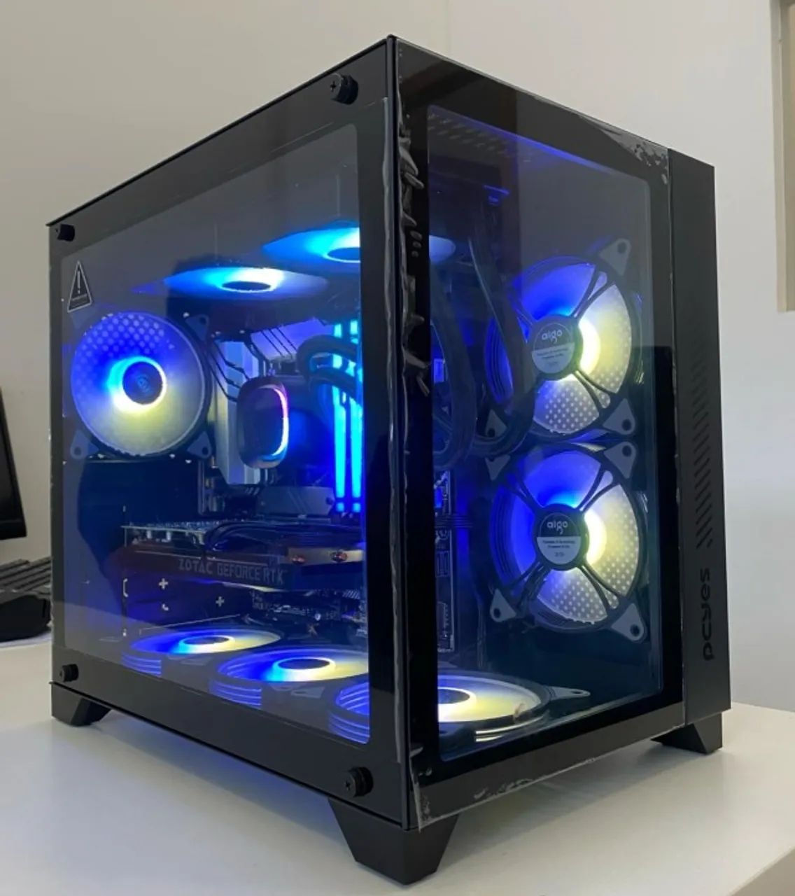 Pc Gamer Aquario Ryzen 9 7900x 32GB DDR5 nvme 1TB Rtx 5060 8gb- Loja física