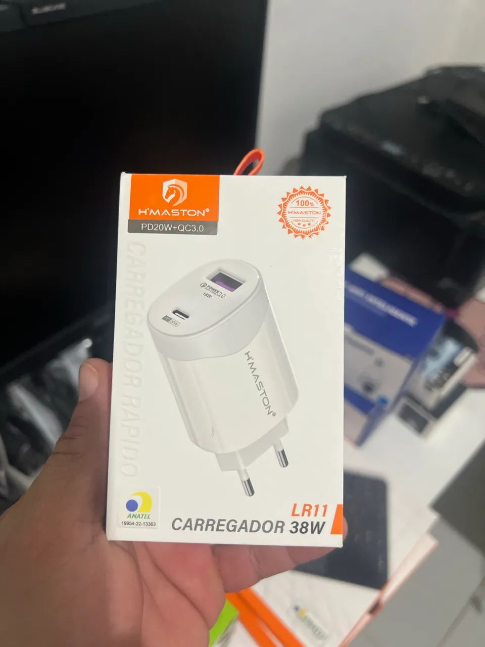 Fonte carregador celular usb e usb c