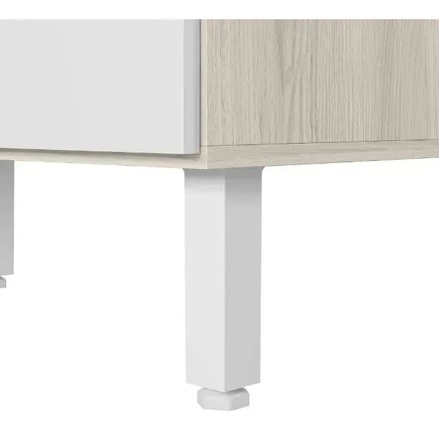 BALCAO NICIOLI BIANCO 70CM C/ TAMPO S/ CORTE MDF 15MM TOK/BRANCO ONIX 12221.297.21 - Foto 5