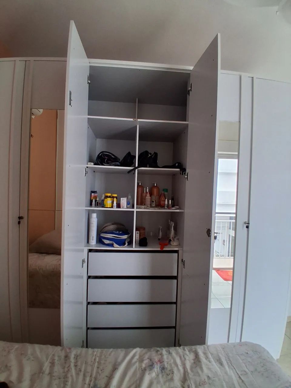 Guarda-roupa 6 portas Branco - Foto 3