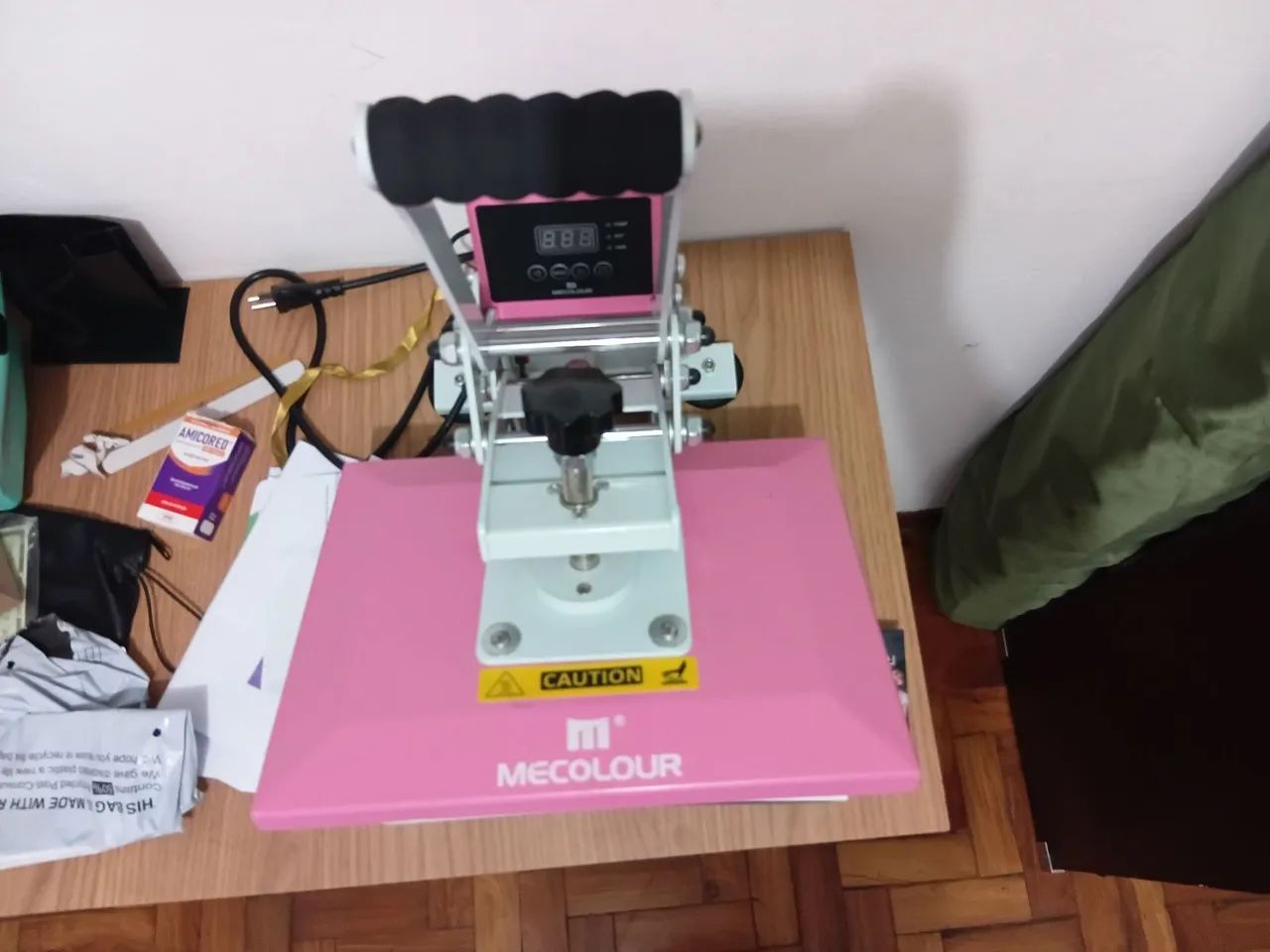 Maquina de silque pra camisa nova nunca usada  - Foto 2
