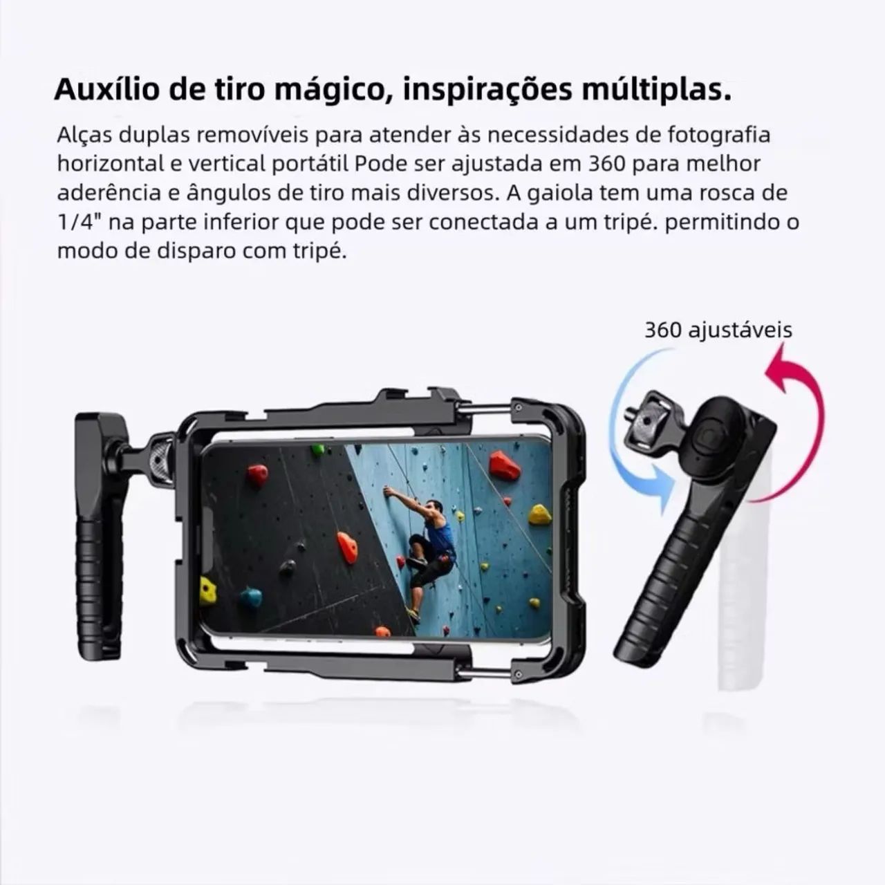Estabilizador Cage Gaiola para Celular   LAY-S03A - Foto 4