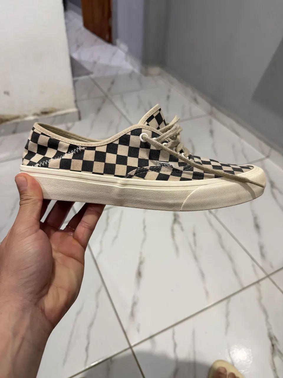 Vans checkerboard true white 