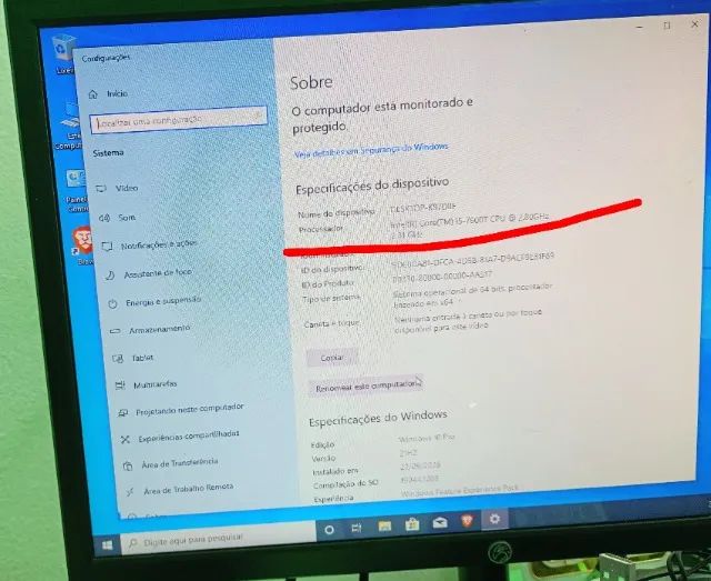 Processador Intel i5-7600T de 7a Geração em pleno funcionamento - Foto 4