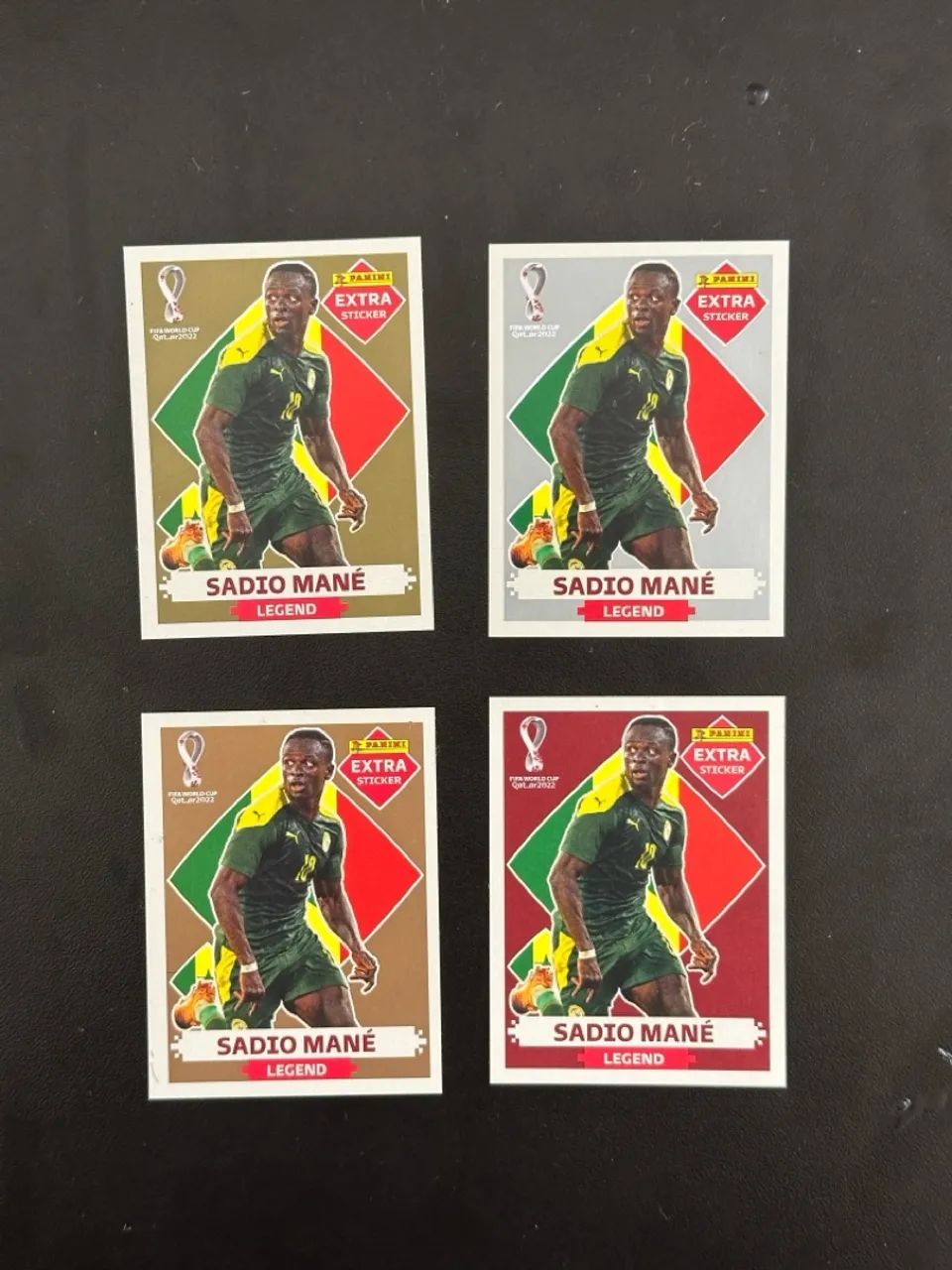 Kit figurinha Sadio mané copa 2022