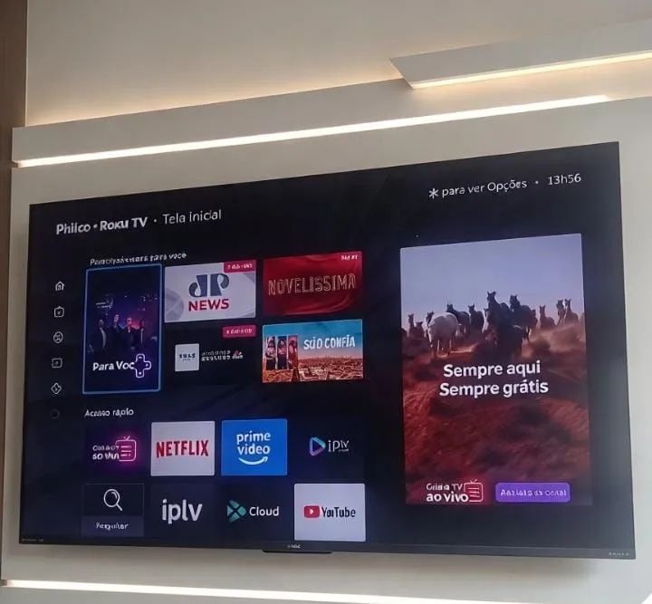 Smart tv Philco roku 55 polegadas