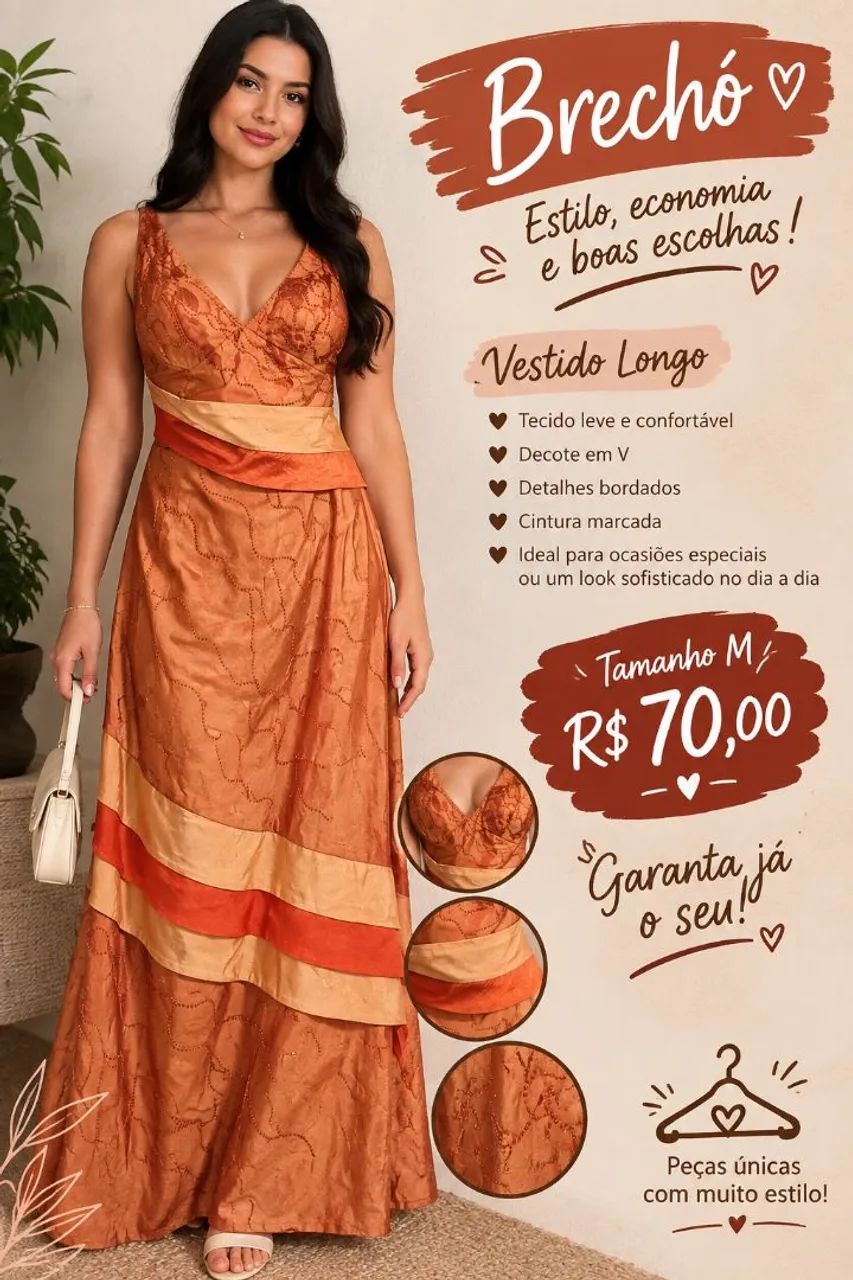 Vestido de festa m