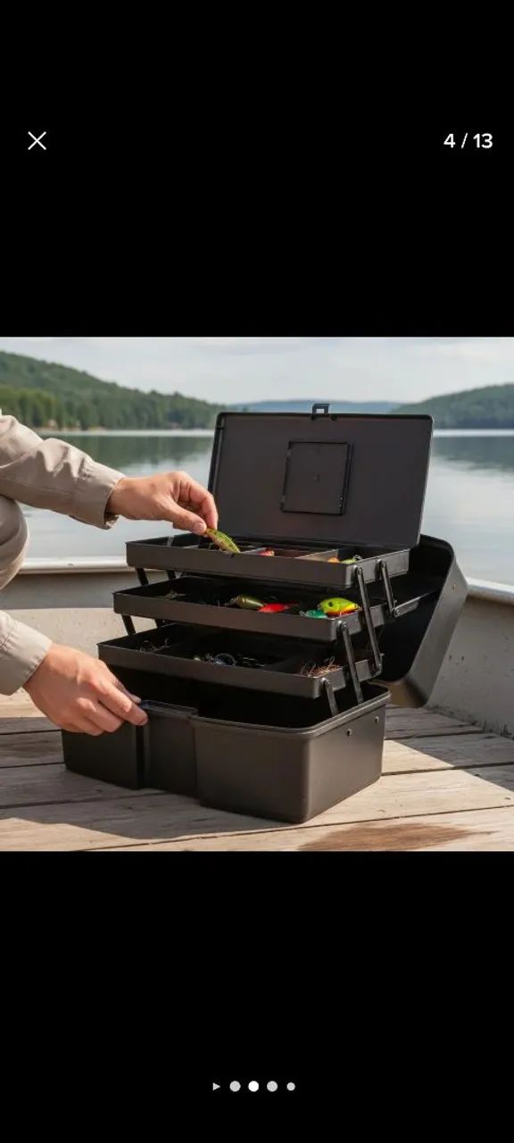 Vendo caixa organizadora pesca - Foto 4