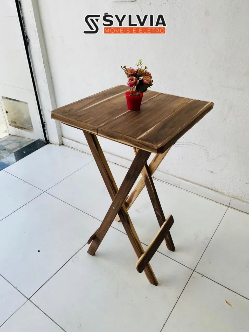 Mesa bistrô sem verniz 
