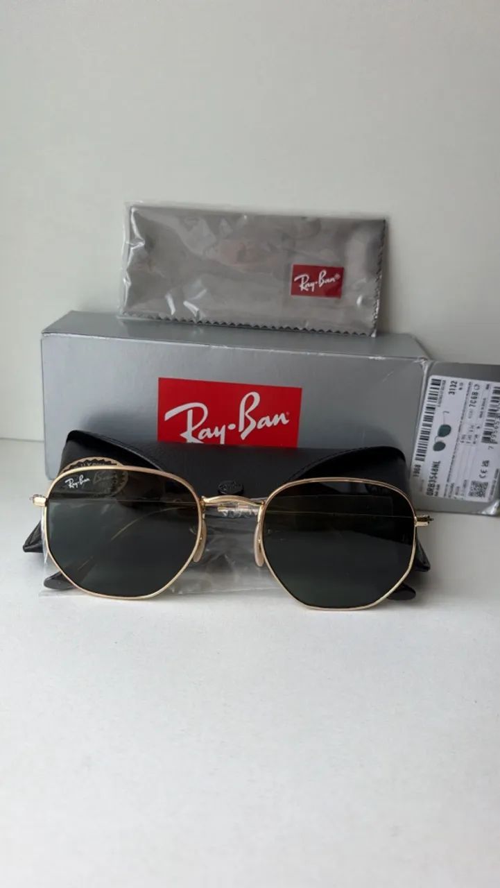Rayban Hexagonal original (Sem uso)