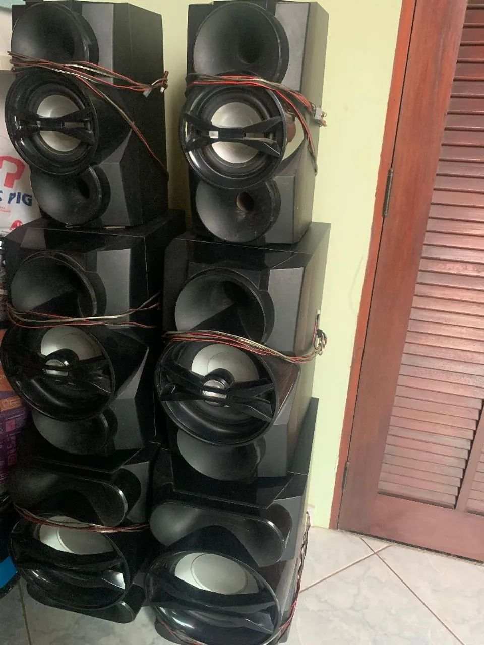 Caixa de som Philips 6 caixas