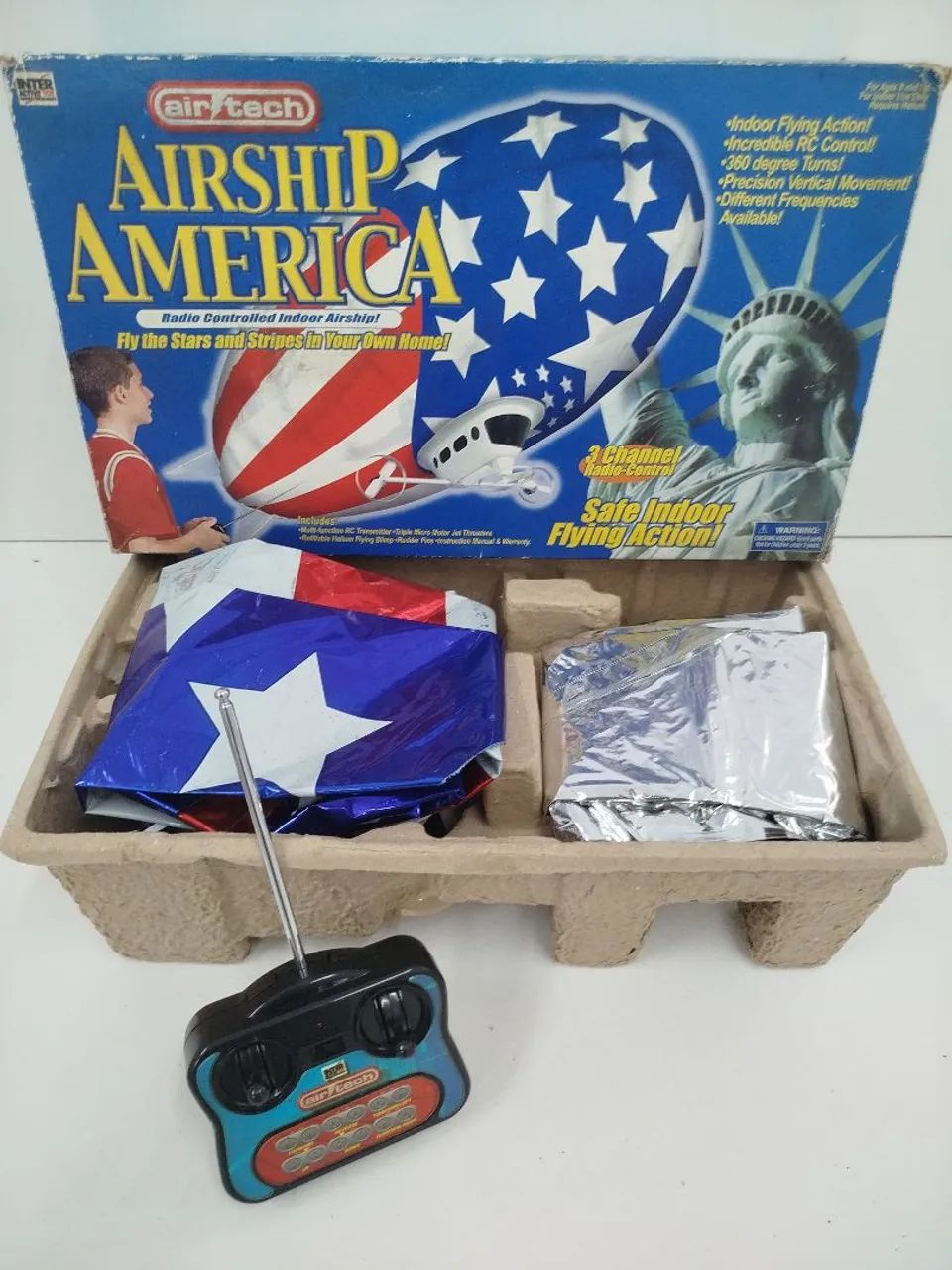 Antigo brinquedo simulador dirigível americano  - Foto 4