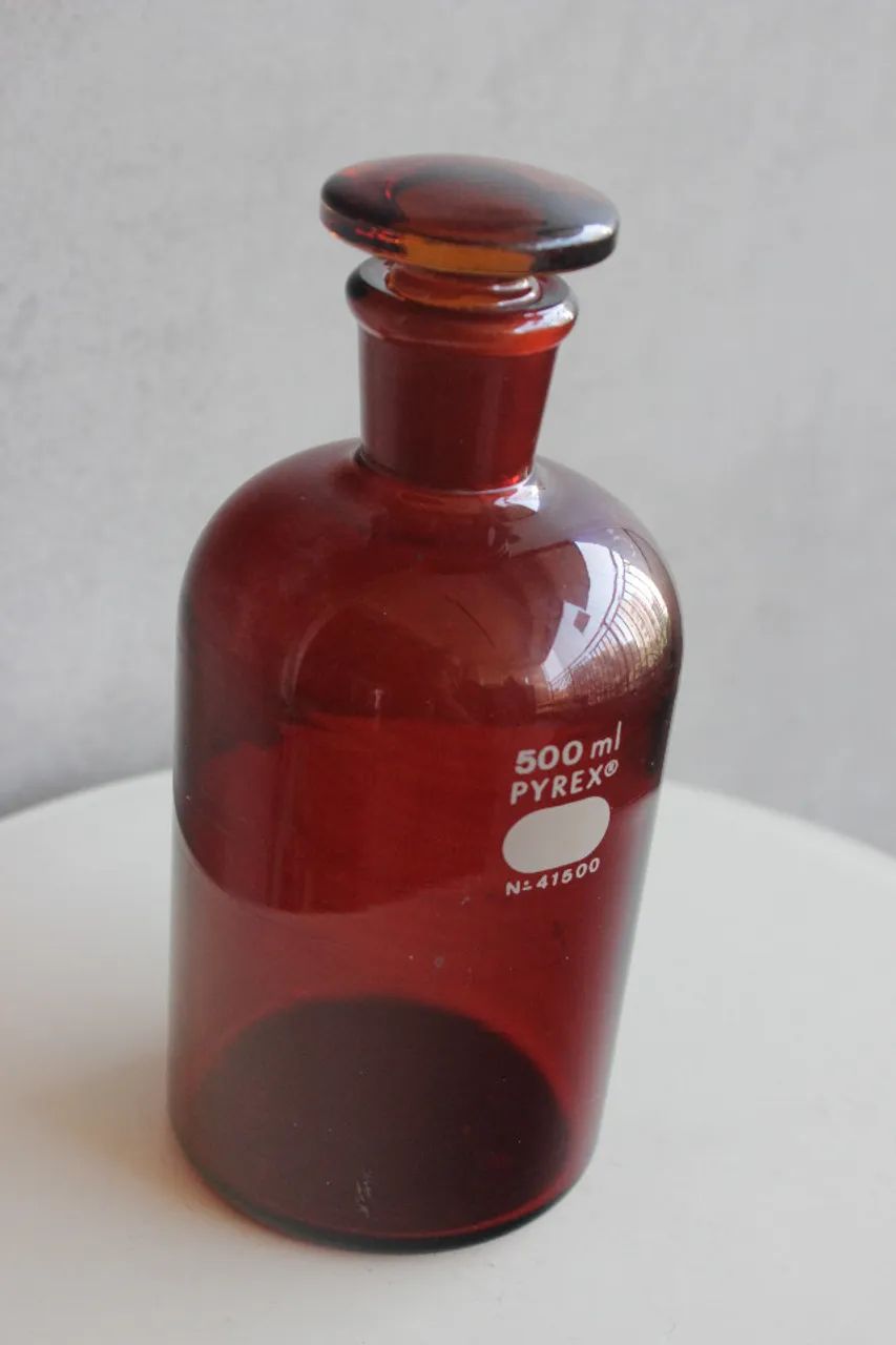 Frasco rolha esmerilhada Pyrex