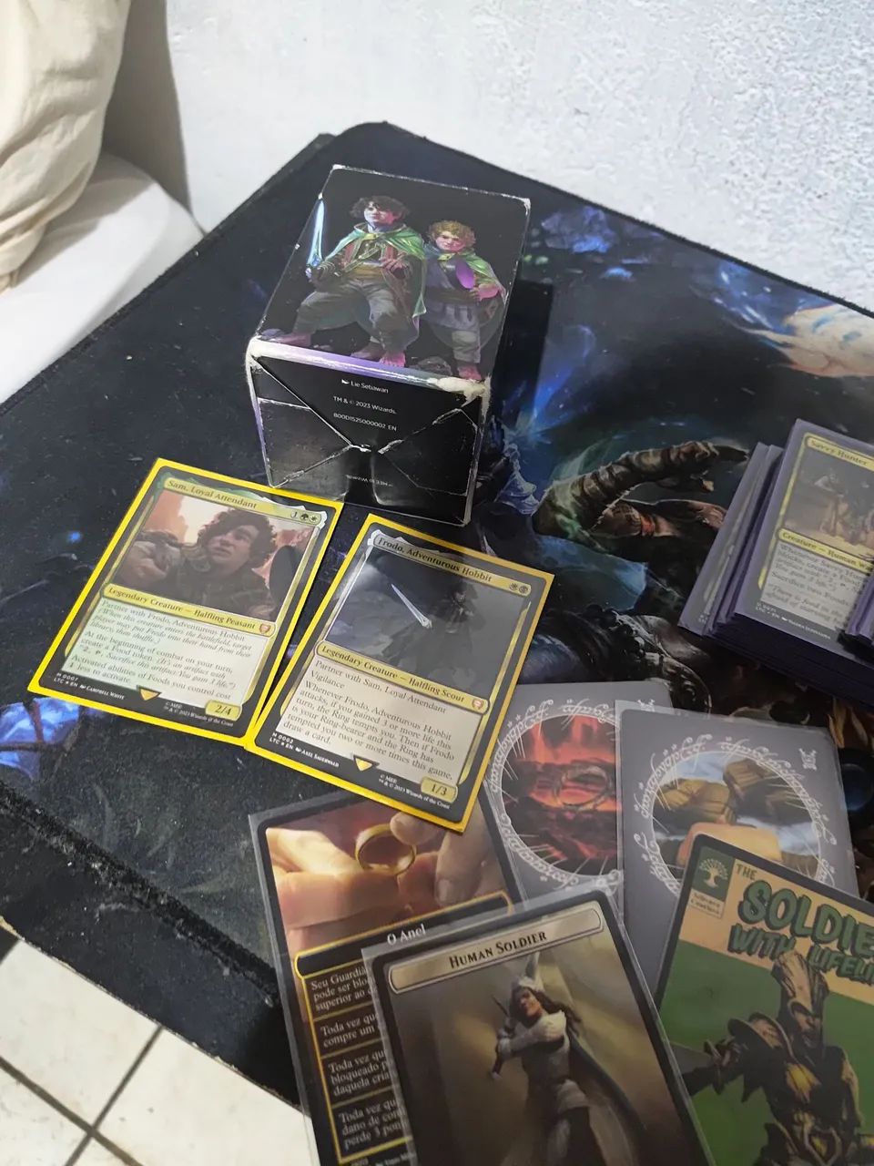 Deck de commander frodo e sam food and fellowship precon - Foto 2