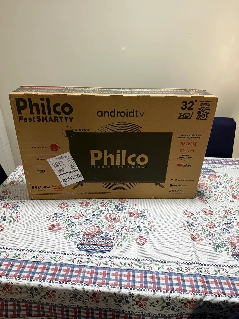 Smart Tv Philco 32? Polegadas Lacrada 1 Ano de Garantia