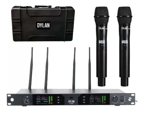 Microfone Sem Fio Dylan 9500 Profissional