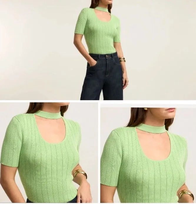 Blusa verde cortelle  - Foto 2