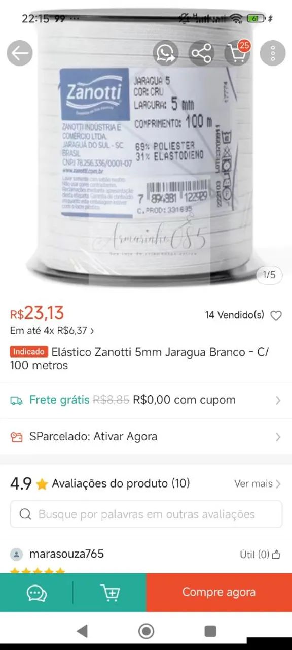 Elástico e elastex - Foto 2